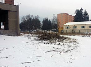 Demolice a likvidace objektu bývalé kotelny v Šumperku 06