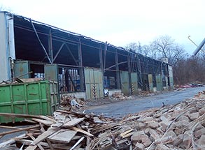 Demolice a likvidace kasáren Šibeník Olomouc 07