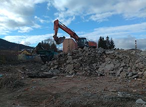 Demolice a likvidace kasáren Šibeník Olomouc 10