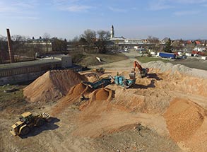 Demolice a likvidace kasáren Šibeník Olomouc 14