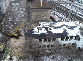 Demolice a likvidace budov ŽST Přerov