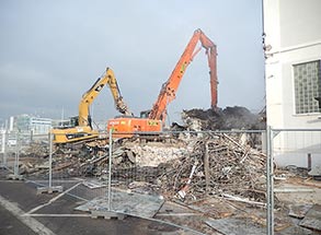 Demolice a likvidace výrobní haly U7 Škoda Auto Mladá Boleslav 06