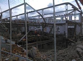 Demolice a likvidace výrobní haly U7 Škoda Auto Mladá Boleslav 07