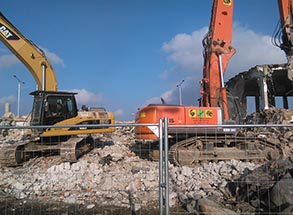 Demolice a likvidace výrobní haly U7 Škoda Auto Mladá Boleslav 09