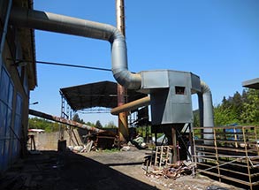 Demontáž a likvidace ocelového komína a technologií v Jablůnce 05