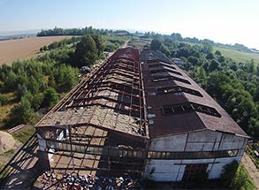 Demolice a likvidace objektů letiště Neředín v Olomouci 05