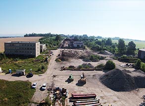 Demolice a likvidace objektů letiště Neředín v Olomouci 09
