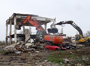 Demolice a likvidace objektů letiště Neředín v Olomouci 10