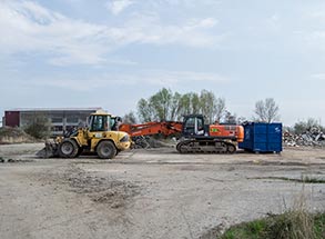 Demolice a likvidace objektů letiště Neředín v Olomouci 13