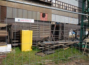 Demontáž a likvidace střechy a portálového jeřábu Precheza Přerov 14