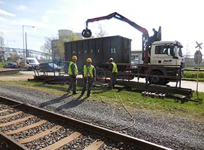 Demontáž a likvidace střechy a portálového jeřábu Precheza Přerov 15
