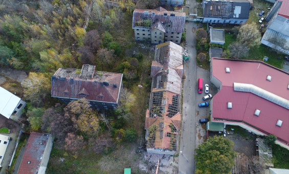 Demolice a likvidace objektů Škodova ulice v Přerově - 01