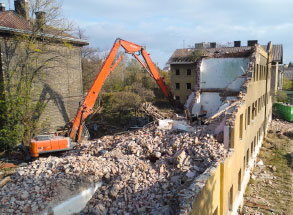 Demolice a likvidace objektů Škodova ulice v Přerově 06