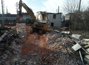 Demolice a likvidace budov ŽST v Přerově 08
